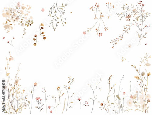 Gentle blooms tied into bundles that reflect calm and natural harmony