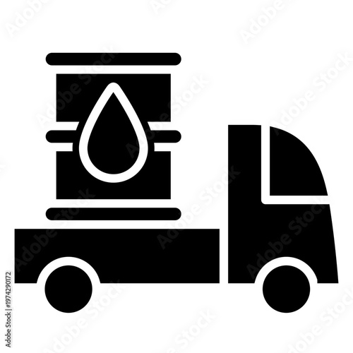 Oil icon vector. Fuel Illustration sign. Petroleum symbol. petrol logo.