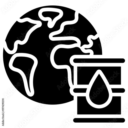 Oil icon vector. Fuel Illustration sign. Petroleum symbol. petrol logo.