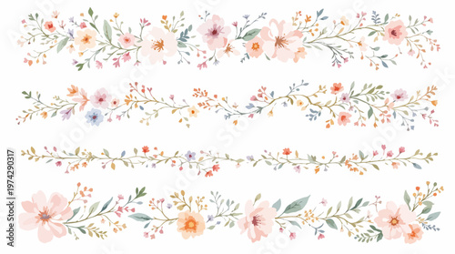 Petals and stems weaving a story of calm beauty and quiet elegance