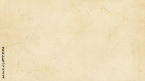 Old vintage paper texture background with beige stained surface, grunge antique parchment with subtle cracks, worn weathered material for retro graphic design projects, high resolution textured