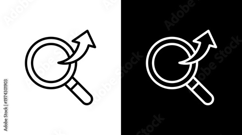 Seo White Icon Set Design