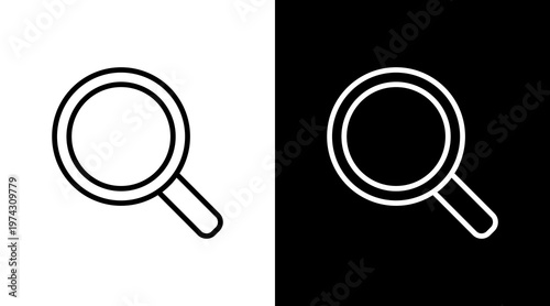 Search Icon White Icon Set Design