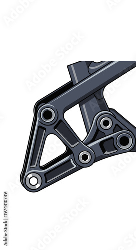 Abstract Mechanical Linkage System Design For Advanced Engineering Applications