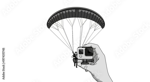 Adventure Filming Capture The Thrill Of Paragliding Action With A Handheld Camera