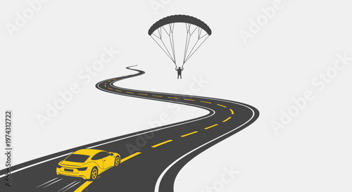 Adventure Awaits A Vibrant Journey With Speed And Altitude