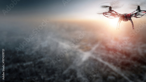 Conceptual images of futuristic technology including AI, VR, robotics, and smart devices. Created without people, these visuals are perfect for illustrating innovation