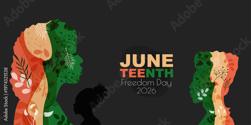 Juneteenth Freedom Day 2026 banner.