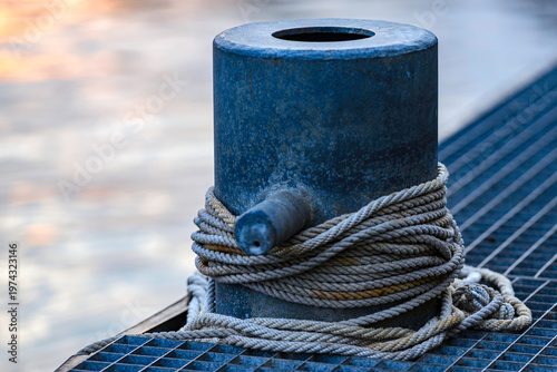 rope on a boat