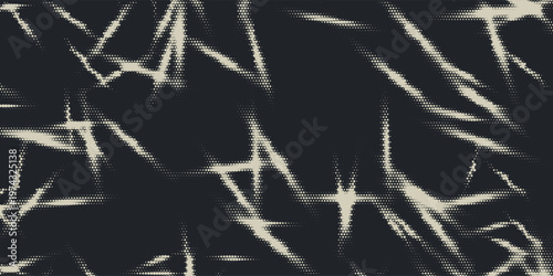 Monochrome printing raster. Abstract vector halftone background.	