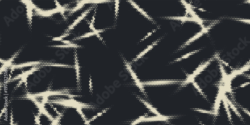 Monochrome printing raster. Abstract vector halftone background.	