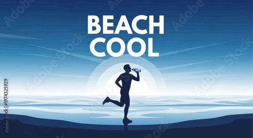 Beach Cool Refreshment Runner Hydrating Under Sunny Skies