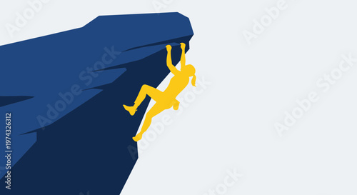 Bold Ascender Scaling Vertical Summit Edge