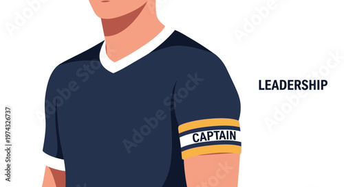Captain Armband Symbolizing Leadership And Teamwork