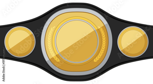 Champion Championship Championship Prize Belt Victory Trophy Emblem