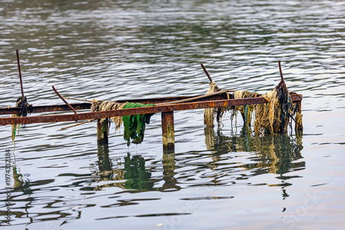 fishing nets on the dock