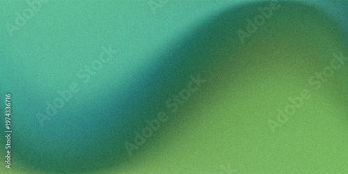 Green royal gradient seamless pattern with noise texture. Emerald blue silk bg with soft transitions and effect ombre. Vector gradient mesh illustration.