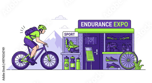 Cycling Adventure Expo Featuring Gear And Supplies For Outdoor Enthusiasts