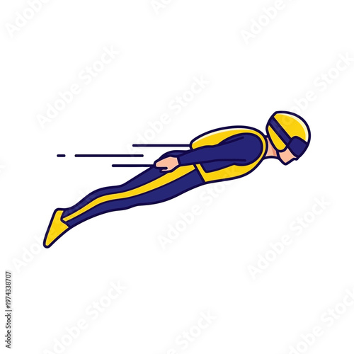 Dynamic Athlete In Full Flight Achieving Peak Performance Outdoors