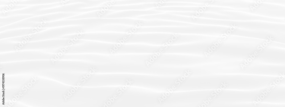 Obraz premium Abstract white wavy background. White ripple
