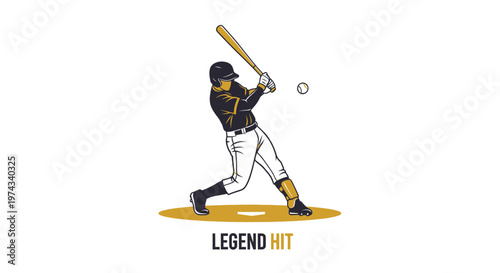 Dynamic Baseball Player Swinging Bat During Game