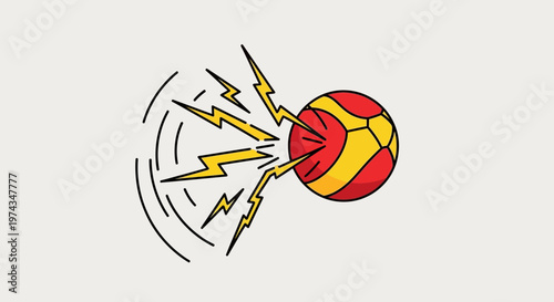 Dynamic Energy Ball Unleashed With Lightning Speed