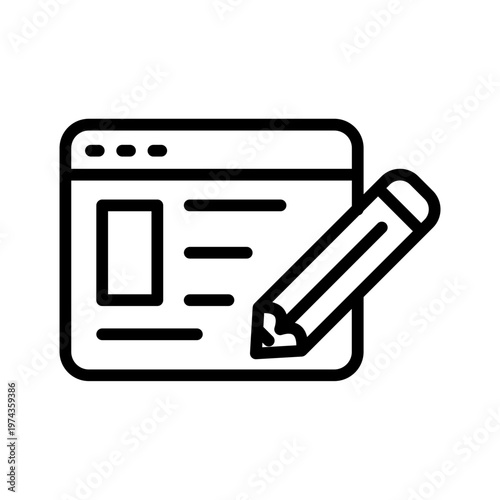 Website programmer icon