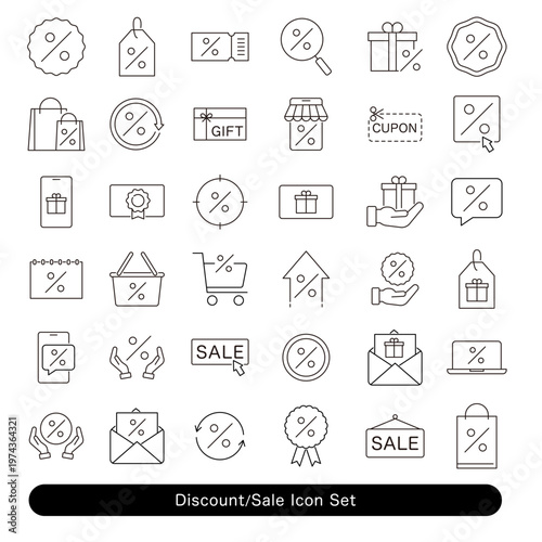 割引・セールアイコンセット