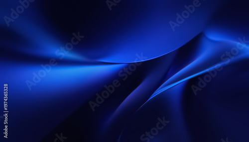 Vibrant Blue Design Adds Depth and Flow