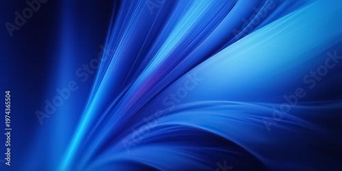 Vibrant Design With Blue Tones in an Abstract Style