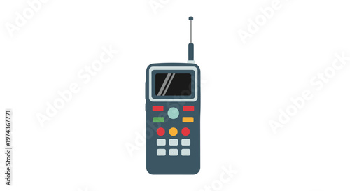 A digital multimeter with antenna.