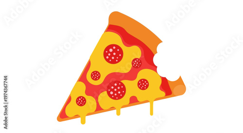 A delicious slice of pepperoni pizza.