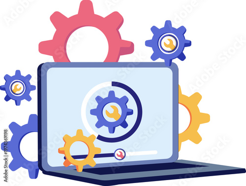 IT Service Illustration