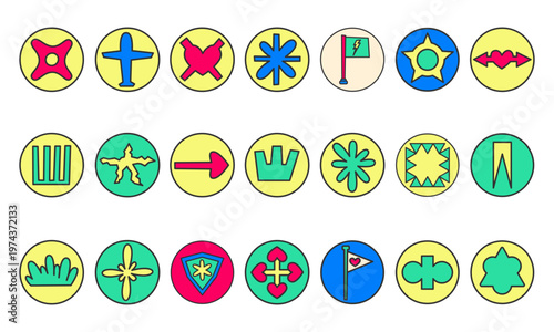 icon pack badges collection bundle