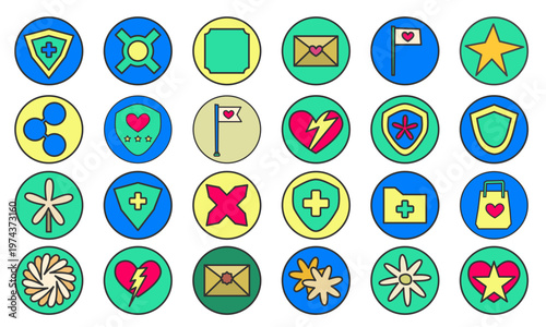 icon pack badges collection bundle