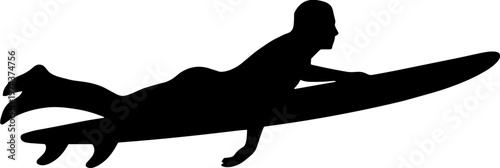 A person surfing on a board in the ocean waves action scene