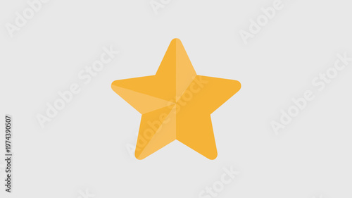 Symmetrical gold star icon – Perfect for excellence awards, achievement badges, or premium service indicators.