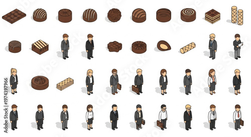 Assorted chocolate truffles and bonbons display.