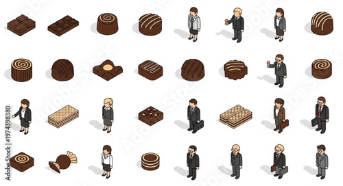 Assorted handcrafted chocolate bonbons and truffles selection.