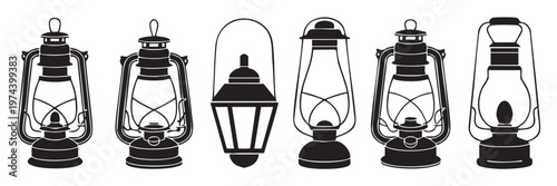 emergency kerosene lamp outline