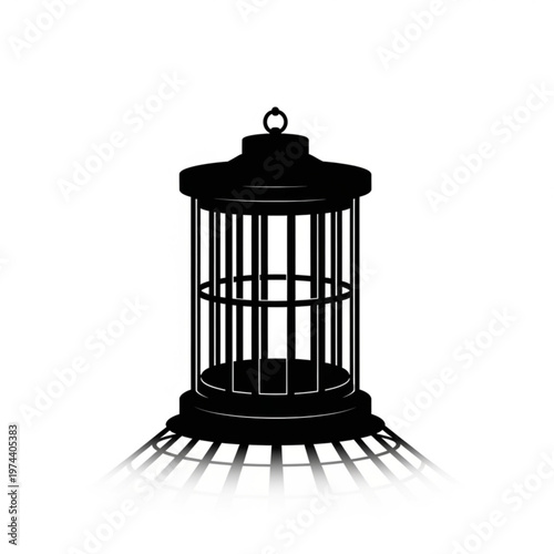 lantern on a white background