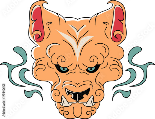 Asian Lion Mask