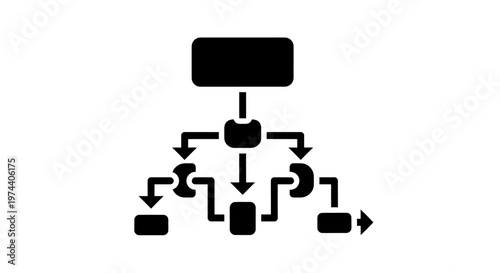 Black flowchart diagram with arrows.