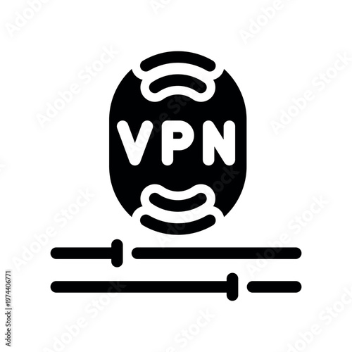 Global VPN Connection Pipeline Network Communication Vector Graphic