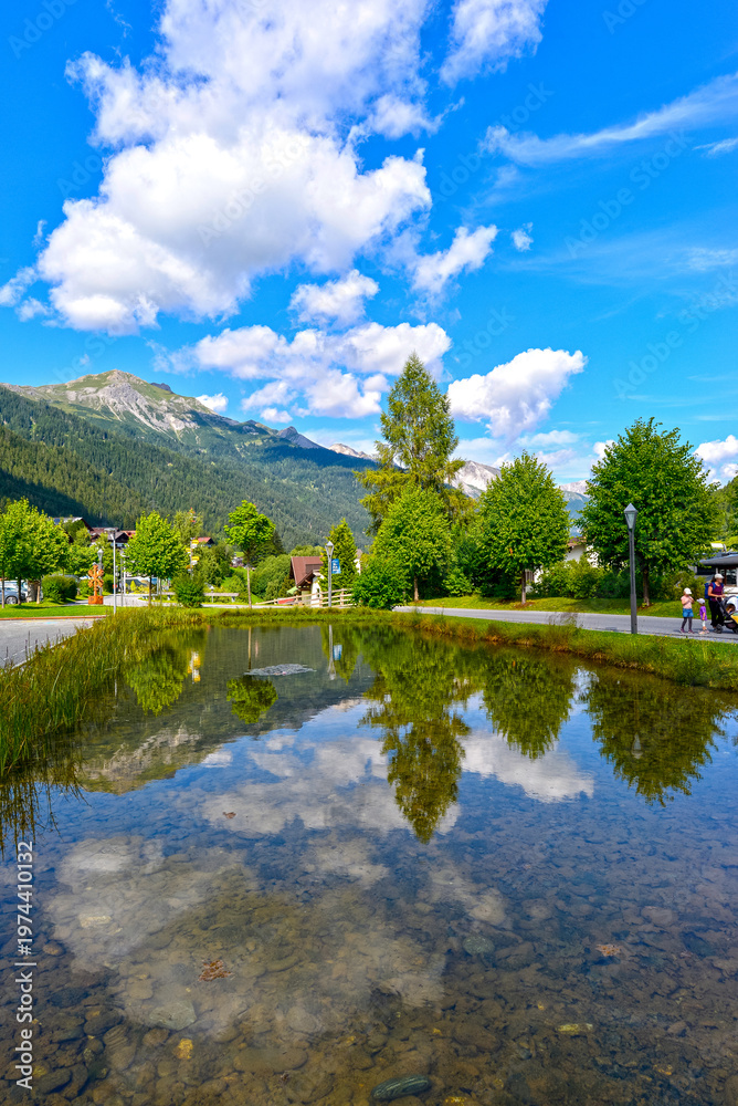 Obraz premium St. Anton am Arlberg in Tirol