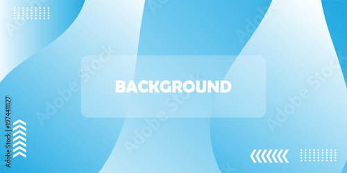 Abstract soft blue waves flow gently across the frame, abstract shapes float with modern, fluid elegance, vector design