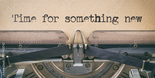  Vintage typewriter - Time for something new