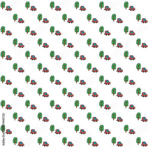seamless mixed pattern