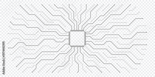 Motherboard technology circuit board background texture design. Creative idea AI banner concept for internet technology. Digital motherboard concept for poster, cover, banner, header, web template