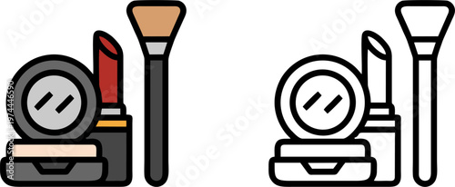 Beauty Salon Makeup Tools and Products